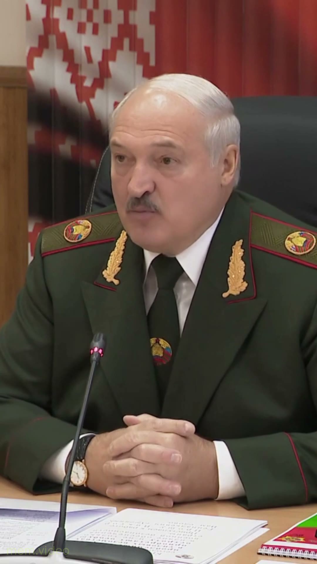 Кадр: «Разные могут быть ситуации» — Лукашенко в форме