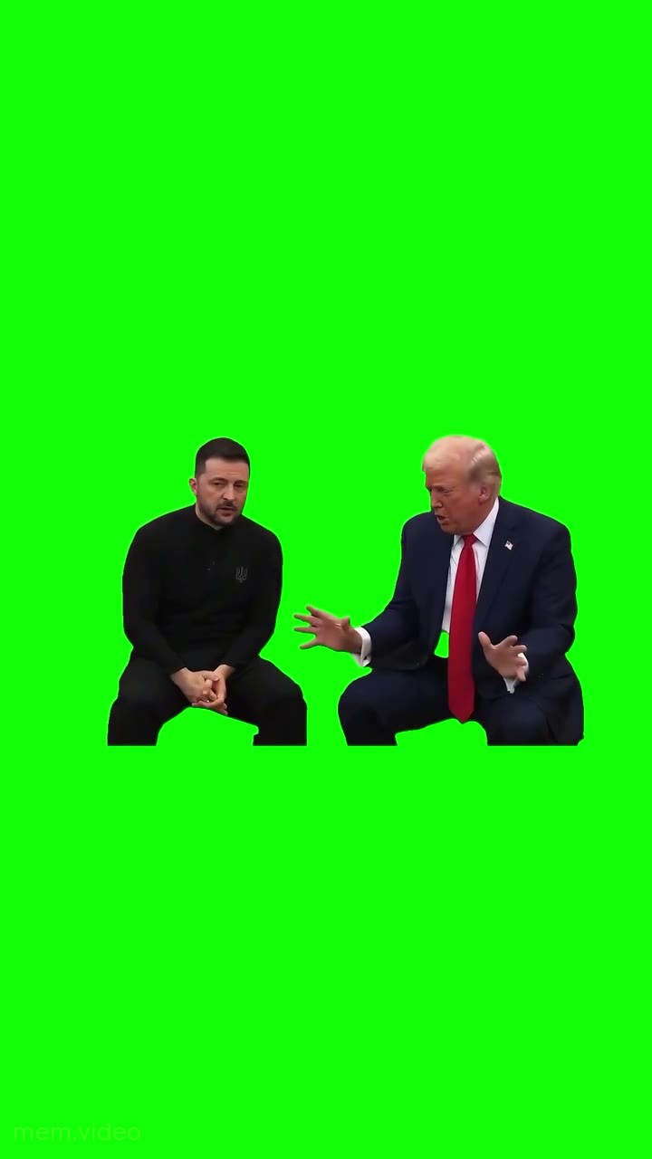 Кадр: "You don't have the cards" — Трамп и Зеленский спорят