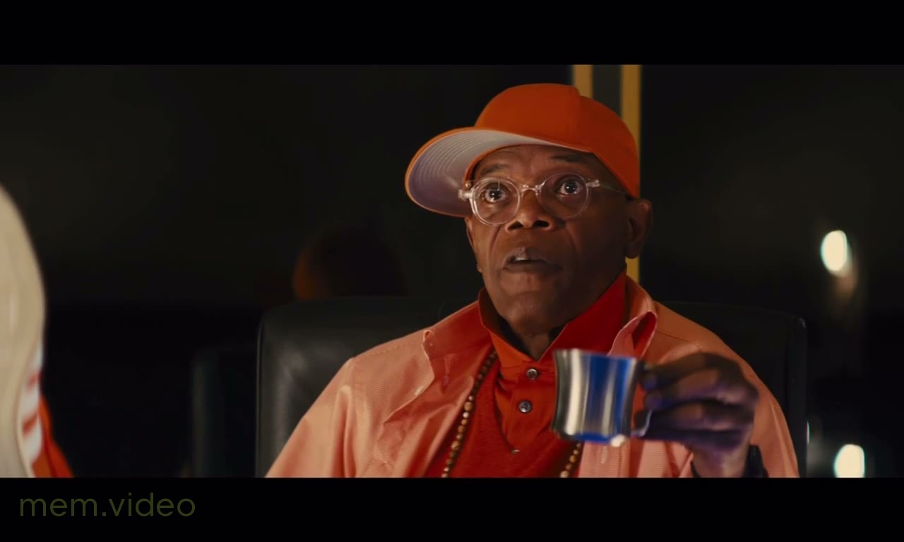 Кадр: «Мне это пофигу, давай приступай» — Сэмюэль Л. Джексон в «Kingsman»