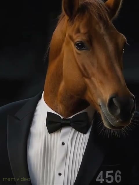 Кадр: «We are not humans. We are horses» — лошади в Игра в кальмара