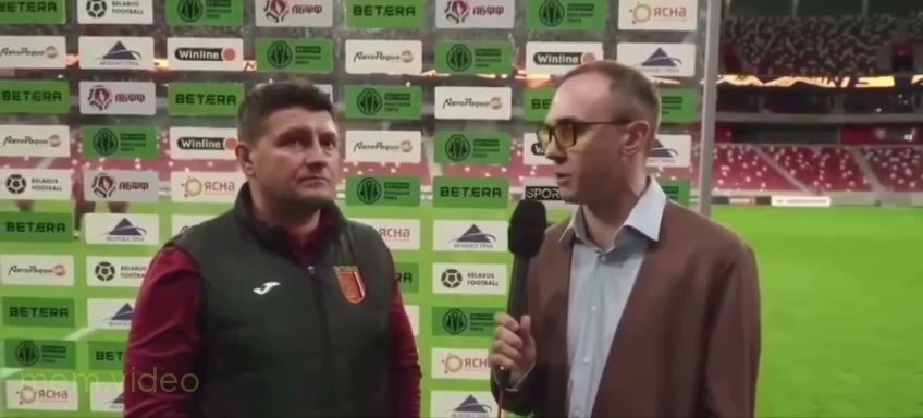 Кадр: «Здорово начали второй тайм» — Иван Гризончик повторяет вопросы