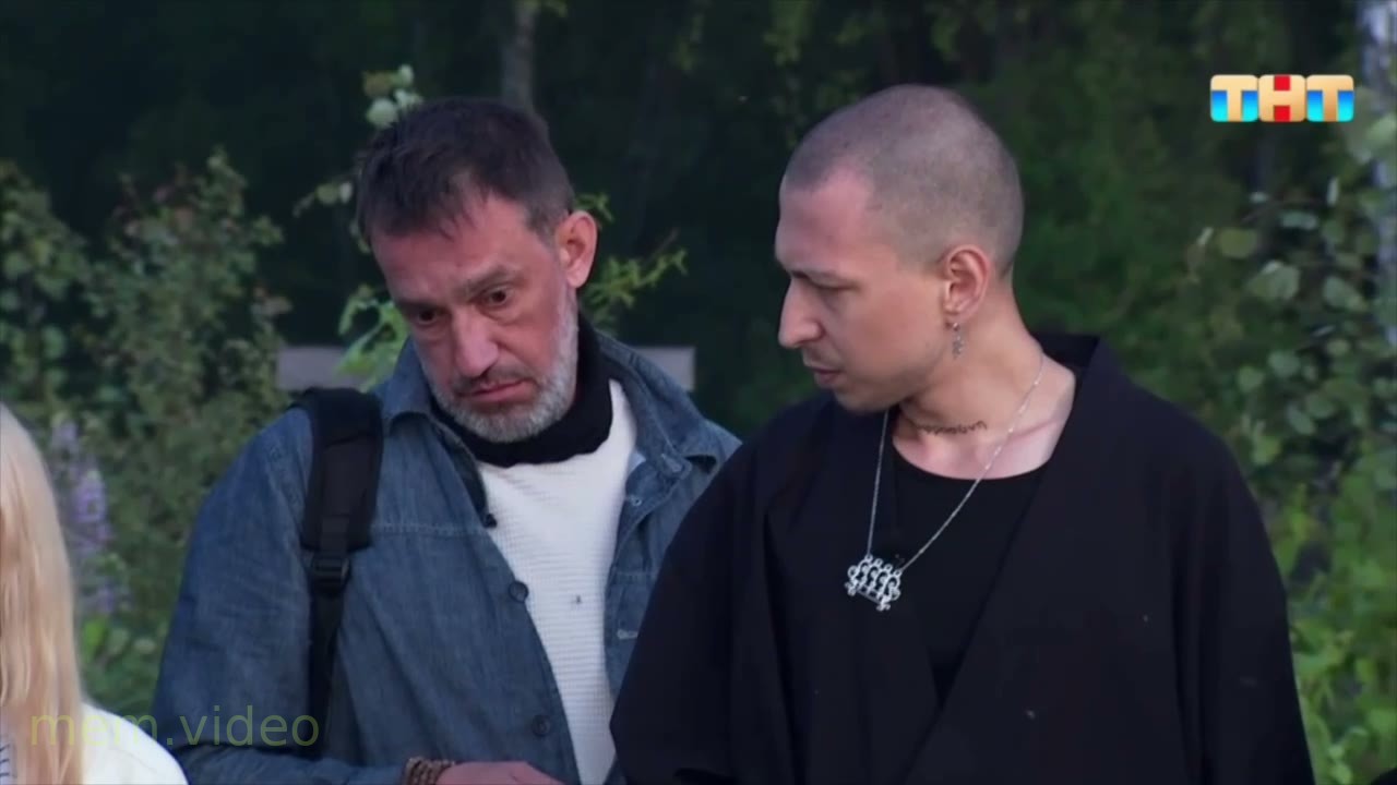 Кадр: Артем Краснов и Максим Левин в «Битве экстрасенсов»